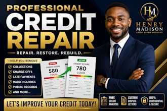 boost your credit score and repair your credit report professionally