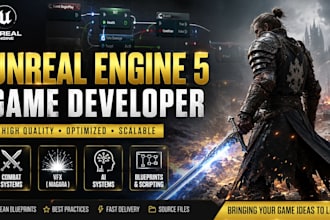 develop unreal engine combat system vfx gameplay mechanics blueprint