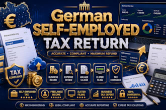 file german self employed tax, freelance income, steuererklarung, elster filing