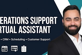 be your virtual assistant for admin and operations support