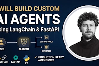 build custom ai agents with langchain and fastapi