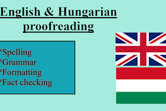 proofread english and hungarian