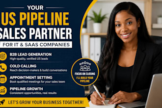 us pipline sales partner appointment setting for IT saas cold calling b2b leads