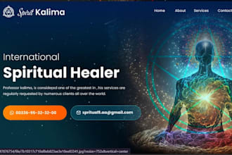 build wix spiritual life coach website wix numerology wix energy healer website