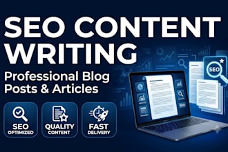 write SEO optimized ai blog post and website content