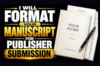 format your manuscript for publisher submission