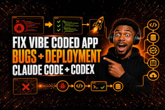 fix vibe coded app with vibe coding deployment claude code and codex automation