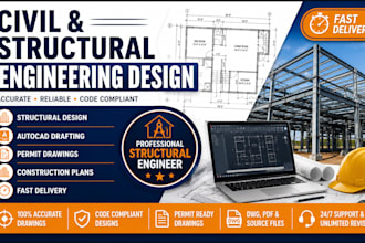 design foundation plans and structural engineering drawing