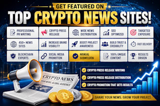 crypto press release writing, crypto press release distribution crypto promotion