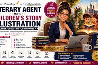 find best literary agent for your children story book illustration genre