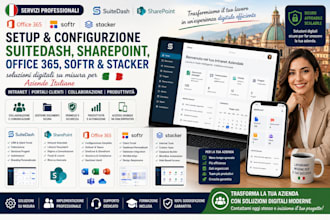 setup suitedash sharepoint intranet office 365 softr stacker for italy companies