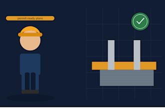 create structural design, beam sizing, load calculations and foundation plans