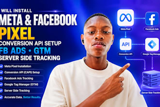 install meta facebook pixel conversion api setup fb ads GTM server side tracking