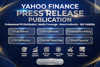 publish your press release on yahoo finance with PR distribution