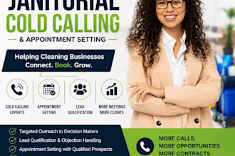 janitorial cold calling, appointment setting, cold calling, janitorial cleaning