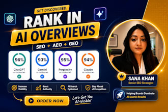 do aeo GEO SEO to rank your website in chatgpt, gemini and ai overviews