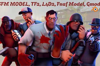 port, rig create custom gmod playermodel, sfm, tf2, l4d2, mmd, vrchat character