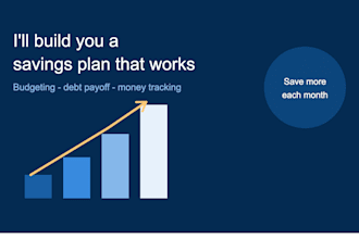 create a personalized budget plan for you to save money and track spending