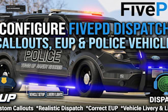 configure fivepd dispatch, callouts, eup, and police vehicles