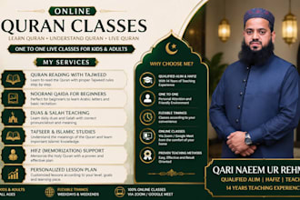 teach quran with tajweed and islamic studies online