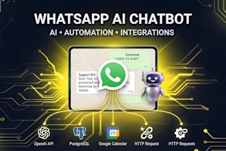 build whatsapp ai chatbot and automation