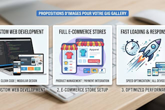 a modern responsive website and e commerce store