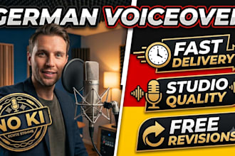 do professional german voice over or voice acting