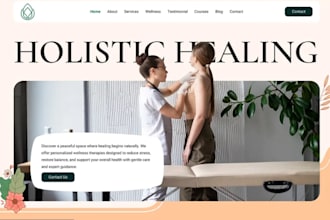 build wix holistic healing website wix rehab center website wix grief coach site