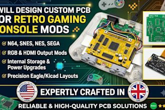 design custom pcb for retro gaming console mods