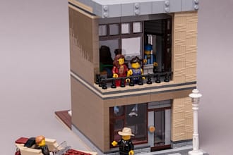custom lego moc model design,house build,technic car,toy set in bricklink studio