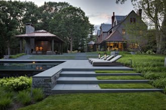 design landscape architecture, 3d landscape, pool, patio, garden and terrace