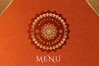 do menu design for restaurent and cafes