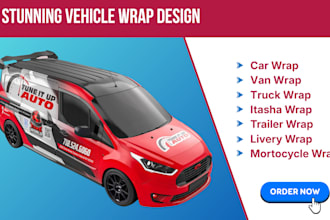 design car wrap van wrap truck wrap trailer wrap livery itasha, mortocycle wrap