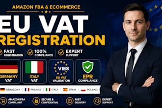 register eu vat number, germany vat, italy vat and epr compliance