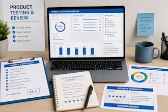 test your product and provide an honest, detailed review