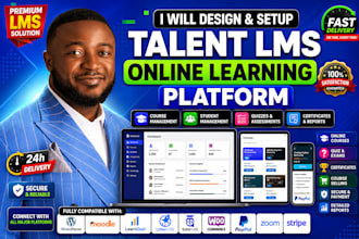 create interactive online course in talentlms, graphy, moodle and wordpress lms