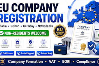register your eu company in estonia ireland netherlands germany