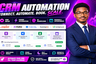 setup CRM automation zapier integration ai workflow booking system  appointment