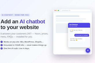 add an ai chatbot to your website that answers customers 24 7