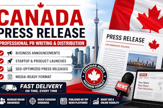 distribute your press release to canadian media outlets and news platforms