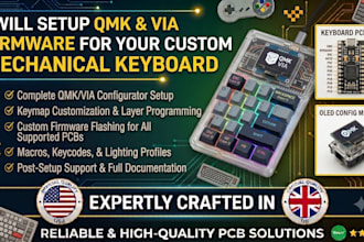 setup qmk  via firmware for your custom mechanical keyboard