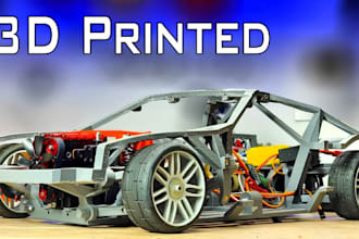 design custom rc car body rc parts and 3d printable stl models