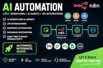 ai automations with n8n, openai, claude and apis