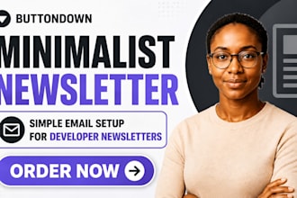 set up buttondown minimalist newsletter simple email developer newsletter setup