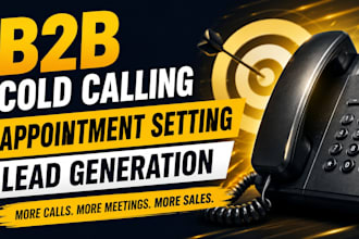 do b2b cold calling appointment setting and lead generation