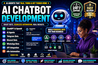 build ai chatbot, ai agent, chatgpt bot, openai assistant