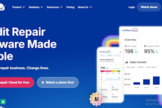 setup build credit repair website and credit repair automations