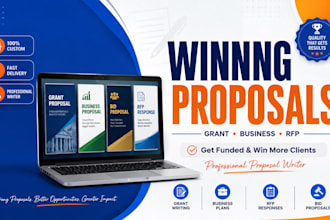 write grant proposals, rfp responses, and bid proposals