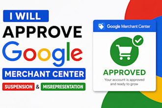 fix google merchant, misrepresentation and  suspension