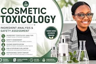 analyze cosmetic ingredients and prepare a professional toxicology safety report